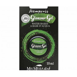 Glamour Gel Zelený Třpytivý 25ml Stamperia Patina Barvy Speciální, Hobby Barvy Decoupage