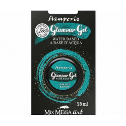 Glamour Gel Nebesky Modrý Třpytivý 25ml Stamperia Efektové, Barvy Speciální, Hobby Barvy Decoupage