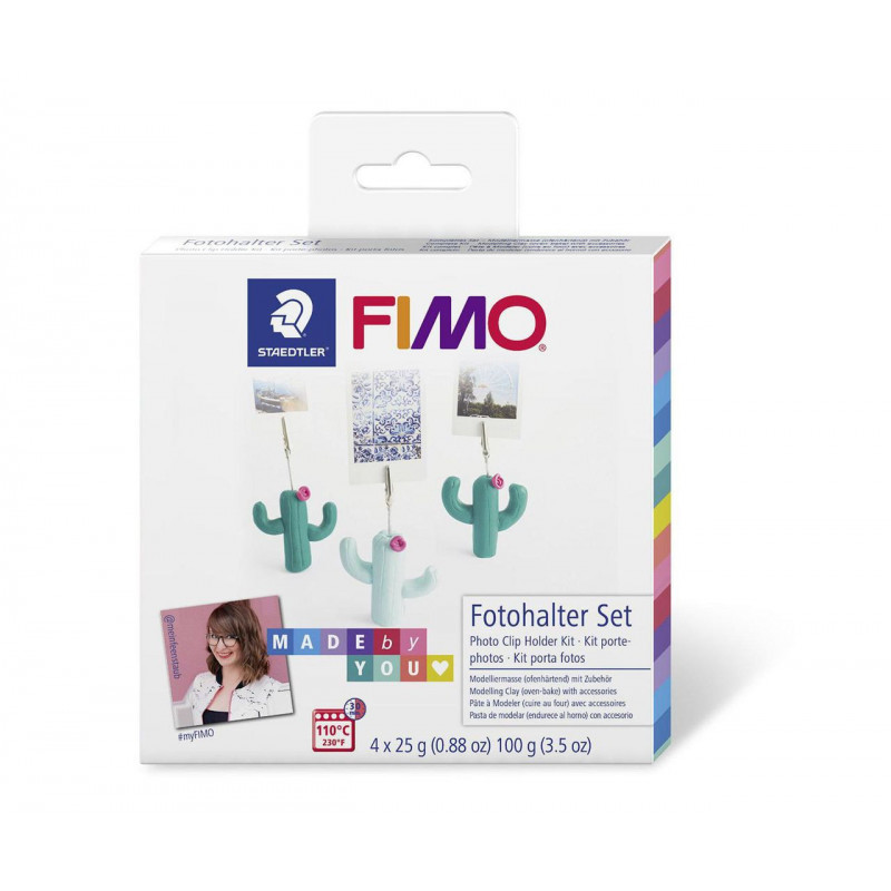 FIMO Soft Sada Diy Kaktus Držáček Na Fotku 8025 DIY1