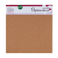 20x20cm Přání A Obálky 6ks (300g/m2) - Kraft Docrafts Čtvercové, Blahopřání, Papír Scrapbooking