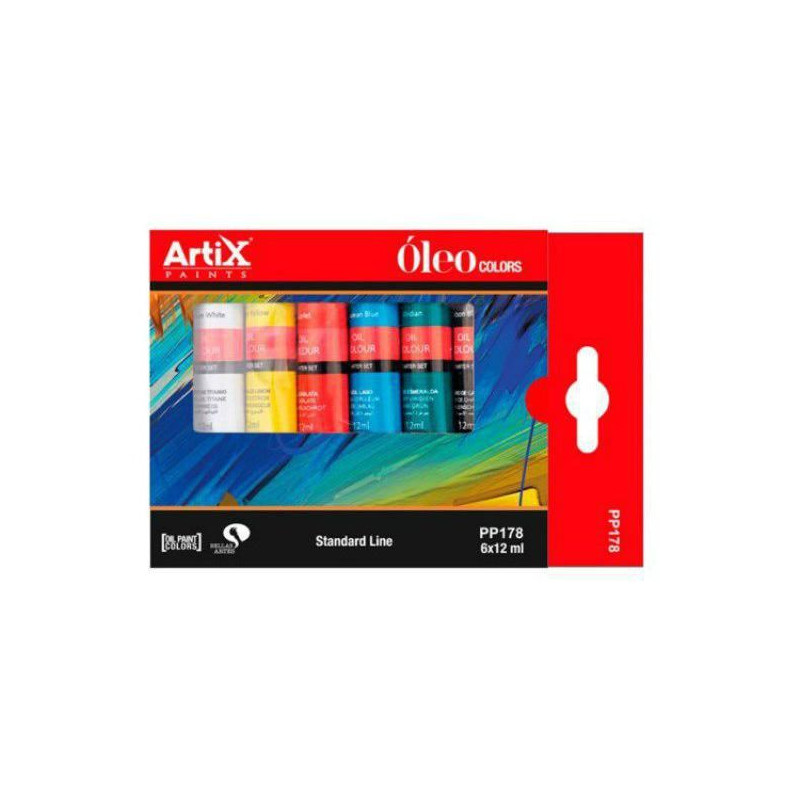 Olejové Barvy Artix Paints Sada (6X12Ml), Artix Paints Výtvarné Potřeby