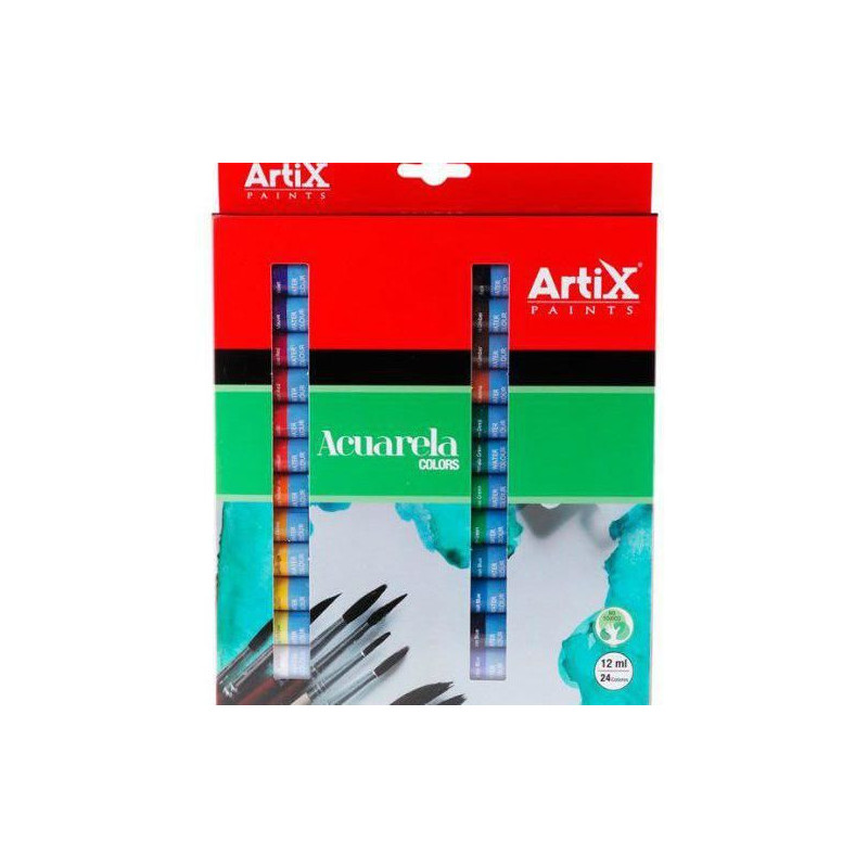 Akvarelové Barvy Artix Paints Sada (24X12Ml), Artix Paints Výtvarné Potřeby