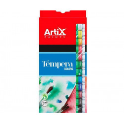 Temperové Barvy Artix Paints Sada (12X12Ml), Artix Paints Výtvarné Potřeby