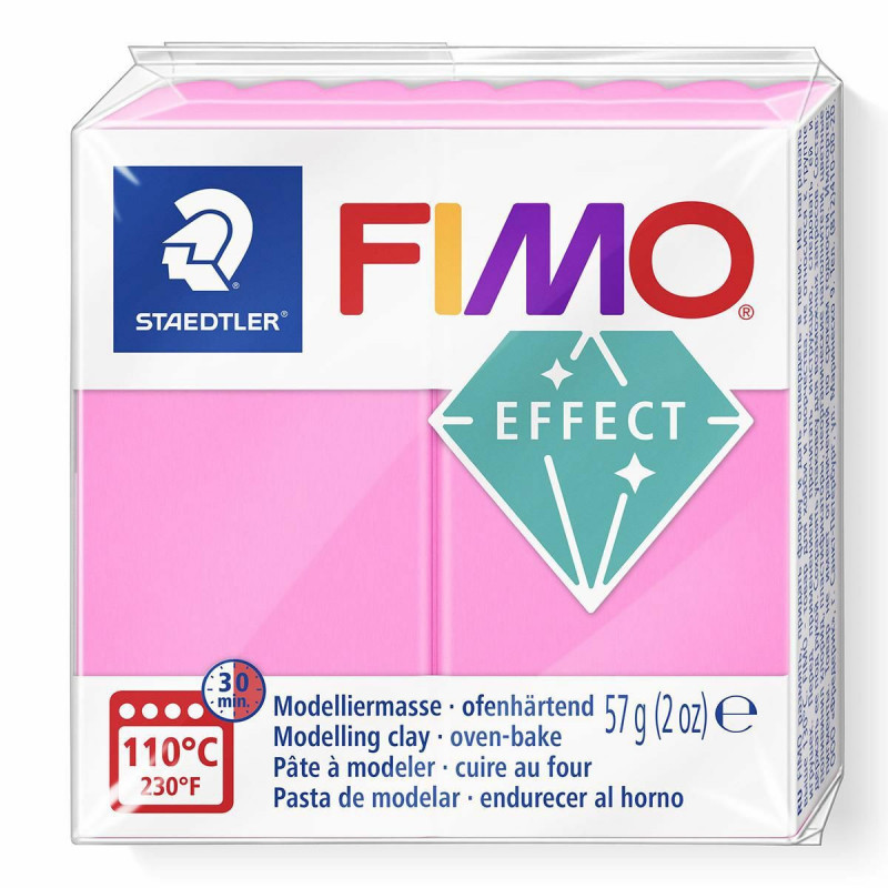 FIMO Neon Efekt 57g Růžová, 8010-201