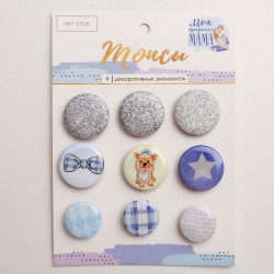 Plastové kulaté kabošony na scrapbooking rozměry 10 x 14 cm