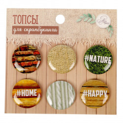 Kulaté plastové kabošony pro scrapbooking motivy tvoření pro děti rozměry 9 x 9, 5 cm