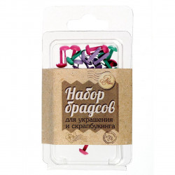 Sada nýtků pro scrapbooking dekorace tvoření, zdobení, velikost 0, 9 x 0, 4 x 0, 2 cm 30 kusů