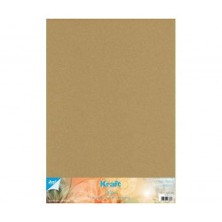 Kartonový Papír 50X35Cm Hnědý Kraft 300G/M2 (10Ks), Joy Crafts Papíry Speciální, Scrapbooking