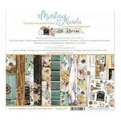 Sada Oboustranných Papírů Mintay Life Stories 15x15cm (24ks) Lif-08 Mintay By Karola Papíry Potiskem Scrapbooking