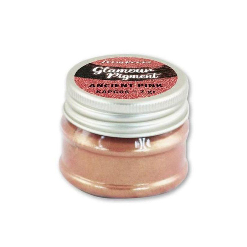 Perleťový Prášek Glamour Pigment 7G - Antická Růžová, Stamperia Metalické Plátky Prášky FIMO Premo Výroba Šperků