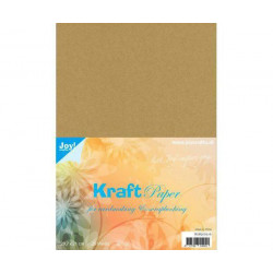 Kartonový Papír A4 Hnědý Kraft 220G/M2 (25Ks), Joy Crafts Papíry Speciální, Scrapbooking