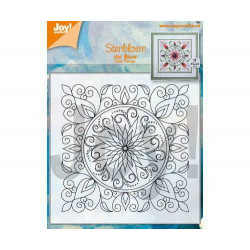 Mandala S Hvězdou - Silikonové Gelové Razítko (1Ks), Joy Crafts Silikonová Gelová, Razítka Papír Scrapbooking