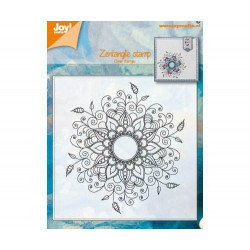 Mandala Zentagle - Silikonové Gelové Razítko (1Ks), Joy Crafts Silikonová Gelová, Razítka Papír Scrapbooking