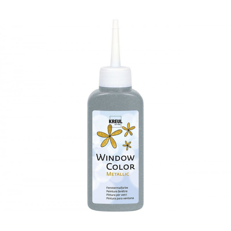 Barva Na Sklo Window Color 80 Ml Metalická Stříbrná, Ck 42753