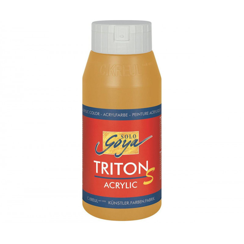 Akrylová Barva Triton Solo Goya Lesk Efekt 750 Ml Brilantní Světlý Okr Ck 17310