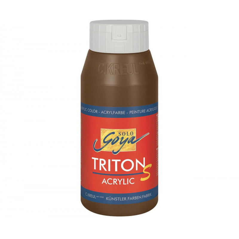 Akrylová Barva Triton Solo Goya Lesk Efekt 750 Ml Hnědá Havana Ck 17311