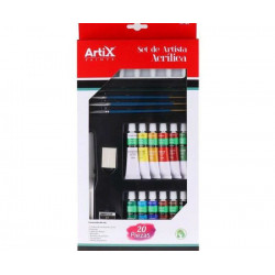 Akrylové Barvy Artix Paints Sada Pro Začátečníky (20Ks), Artix Paints Výtvarné Potřeby