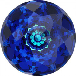 Broušený kulatý SWAROVSKI krystal chaton Dome Round 1400 Bermuda Blue 001bb průměr 18 mm 1 kus