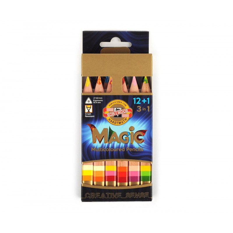 Pastelky Magic Natur 3404 12+1