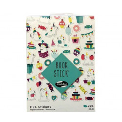 Maildor Samolepky Book Stick´- Jednorožec (1196ks) , jednoduché, Papír Scrapbooking