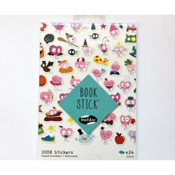 Maildor Samolepky Book Stick´- Srdíčko (1008ks) , jednoduché, Papír Scrapbooking