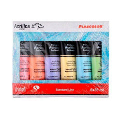 Artix Paints Akrylové Barvy Pastel Line Sada (6X35Ml), , Výtvarné Potřeby