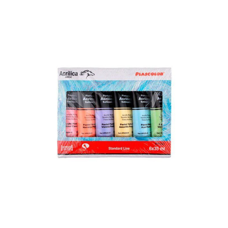 Artix Paints Akrylové Barvy Pastel Line Sada (6X35Ml), , Výtvarné Potřeby