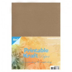 Joy Crafts Kartonový Papír A4 Hnědý Kraft Vhodný Do Tiskárny 175G/M2 (25Ks), , Papíry Speciální, Scrapbooking