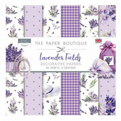 Sada Jednostranných Papírů 15, 2X15, 2Cm (36Ks) - Lavender Fields Creative World Of Crafts Papíry Potiskem Scrapbooking