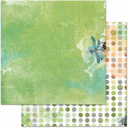 Oboustranný Papír Na Scrapbook (1Ks) Life In Color Nature Bobunny 30 X 30 Příroda Papíry Listy Potiskem Scrapbooking