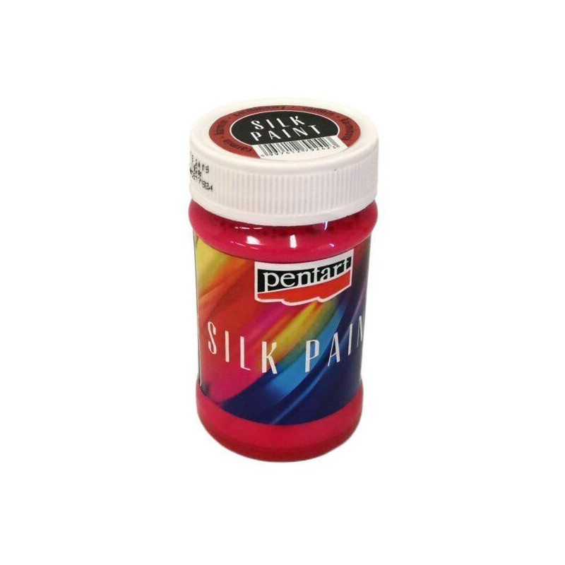 Barva Na Hedvábí Karmínová 100Ml Pentart Barvy Textil