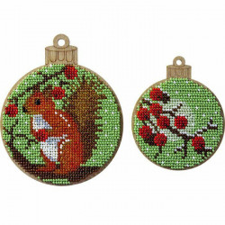 2ks Korálkový DIY Kit vánoční strom Ornament na dřevěném plátně, výšivka Craft DIY Kit vánoční dárek Cross Stitch Kit