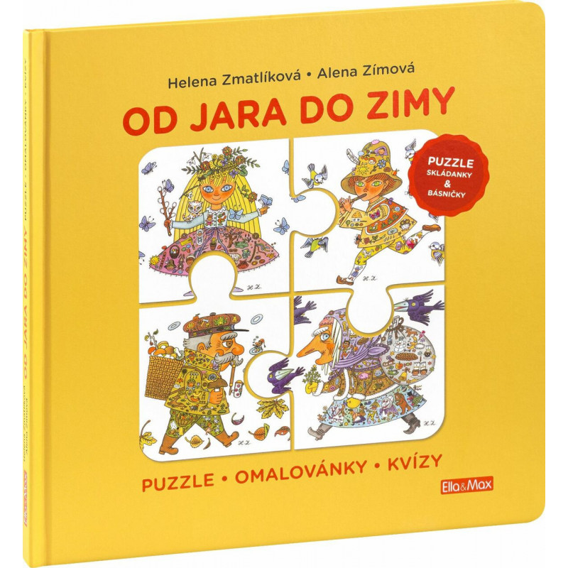 OD JARA DO ZIMY – Puzzle básničky omalovánky kvízy k-em-0801