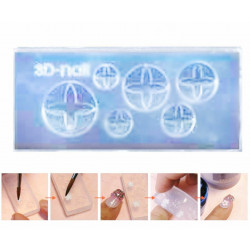 Silikon 3D Mini pro nail Art malé DIY pryskyřice polymer miniaturní pro 40mm x 20mm x