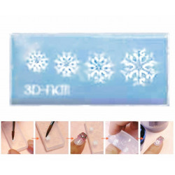 1ks 4 3D Mini Mold pro nail Art malé DIY pryskyřice forma Polymer Clay miniaturní víla Garden Dollhouse 40mm x 20mm x