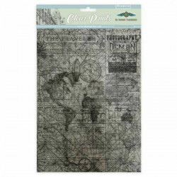 Stamperia Acetátová Fólie S Potiskem 21X29, 7Cm (6Ks), , Papíry Speciální, Scrapbooking