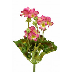 Umělá pelargonie 26 cm světle růžová