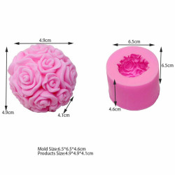 3d silikonové mýdlo Formy Uv pryskyřice vosk svíčka čokoládový dort Fondant Cupcake