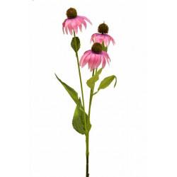 Umělá rostlina Echinacea 76 cm růžová