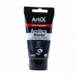 Artix Paints Akrylová Barva Master Černá 75Ml , Jednotlivé Akrylové Barvy Výtvarné Potřeby