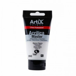 Artix Paints Akrylová Barva Master Bílá 75Ml , Jednotlivé Akrylové Barvy Výtvarné Potřeby