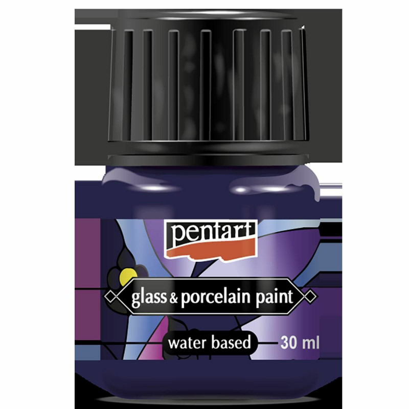 Barva na sklo a porcelán 30 ml PURPUROVÁ, pe 21339