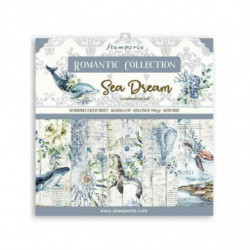 Stamperia Sada Oboustranných Papírů 30X30Cm Sea Dream (10Ks), , Papíry Sady Potiskem Scrapbooking