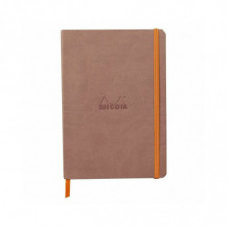 Zápisník linkovaný Rhodiarama A5 (90g/m2, 80 listů) rosewood Rhodia prémiové zápisníky alba bloky papír scrapbooking