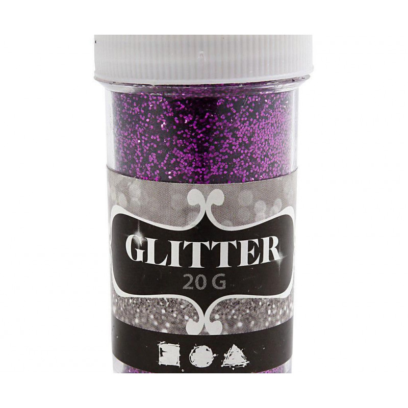 Glitter třpytky 20 g purpurový