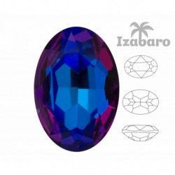 4ks Izabaro Crystal oválný Efektní kámen skleněné krystaly 4120 Izabaro tváří kamínky 14mm x 10mm Izabaro