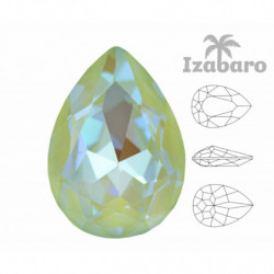 4ks Izabaro Crystal Pastel 4320 Izabaro Chaton tváří kamínky 14mm x