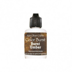 Pigmentový Prášek Color Burst Burnt Umber Ken Oliver Crafts Práškové Barvy Inkousty Polštářky Scrapbooking Papír