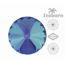 4ks Izabaro Crystal Rivoli 1122 Izabaro tváří 12mm Izabaro