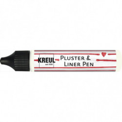 3D Pluster & LinerPen KREUL 29 ml BÍLÁ BAVLNA ck 49824